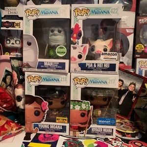 Funko Pop Moana set for 4